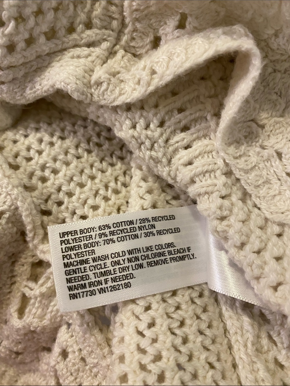 Universal Thread Cream Crochet Button-Front Tank - Picture 11 of 12